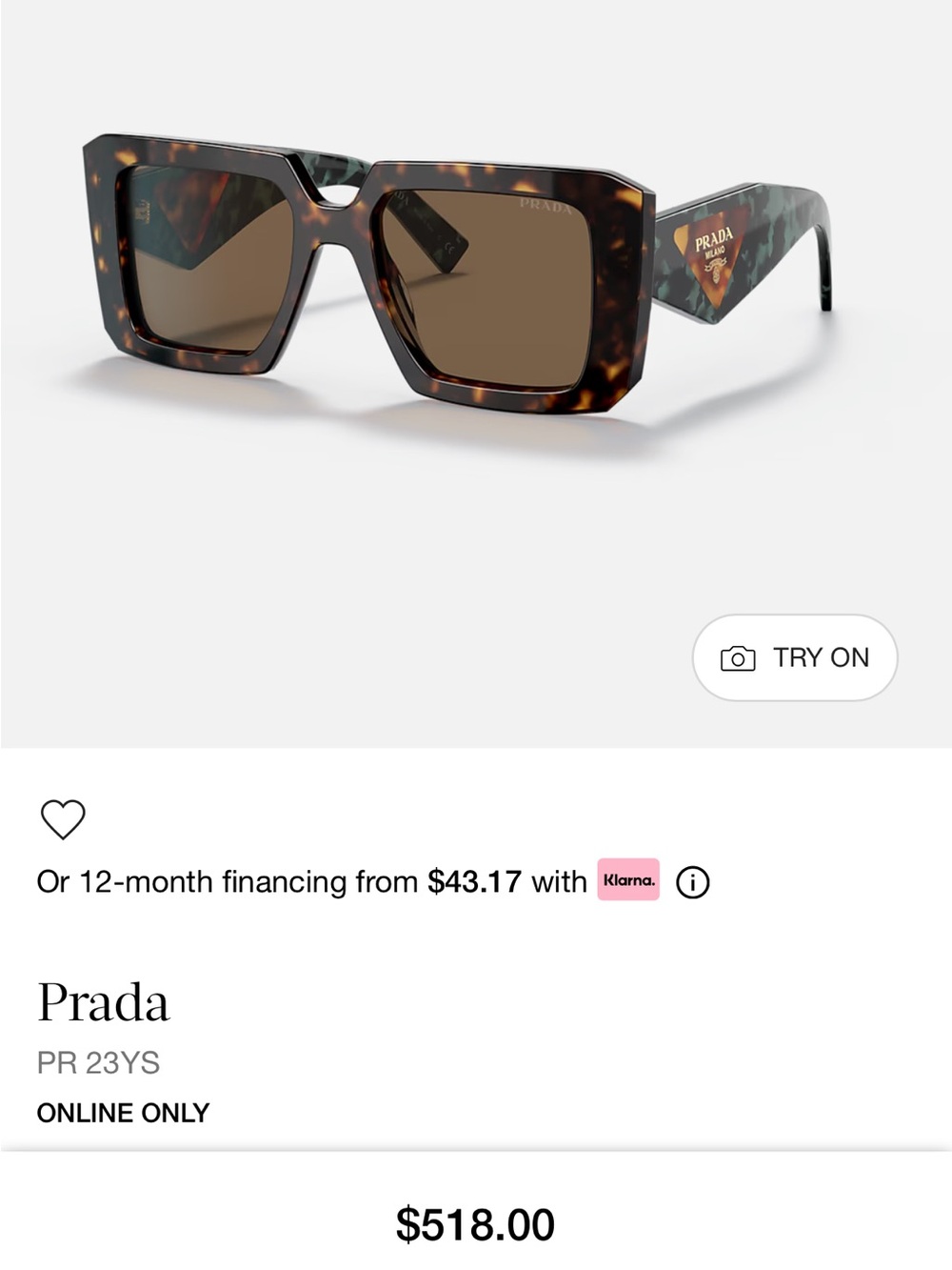 ✨AUTHENTIC Prada Geometric Sunglasses✨ - Picture 3 of 9